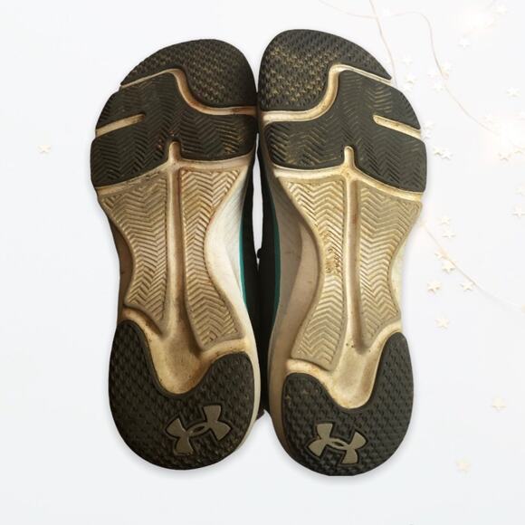 Under Armour Womens Micro G Press Training Shoes Blue Rhino Gray 1285804-076 7.5 - Picture 6 of 10